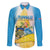 Personalised Tuvalu Independence Day Family Matching Long Sleeve Bodycon Dress and Hawaiian Shirt Tuvalu Mo Te Atua - Polynesian Pride