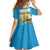 Personalised Tuvalu Independence Day Family Matching Off Shoulder Short Dress and Hawaiian Shirt Tuvalu Mo Te Atua - Polynesian Pride