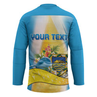Personalised Tuvalu Independence Day Hockey Jersey Tuvalu Mo Te Atua - Polynesian Pride