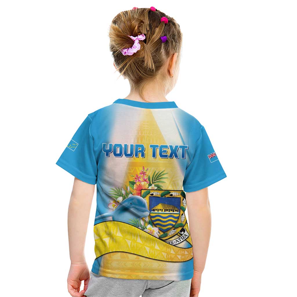 Personalised Tuvalu Independence Day Kid T Shirt Tuvalu Mo Te Atua - Polynesian Pride