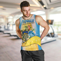 Personalised Tuvalu Independence Day Men Tank Top Tuvalu Mo Te Atua - Polynesian Pride