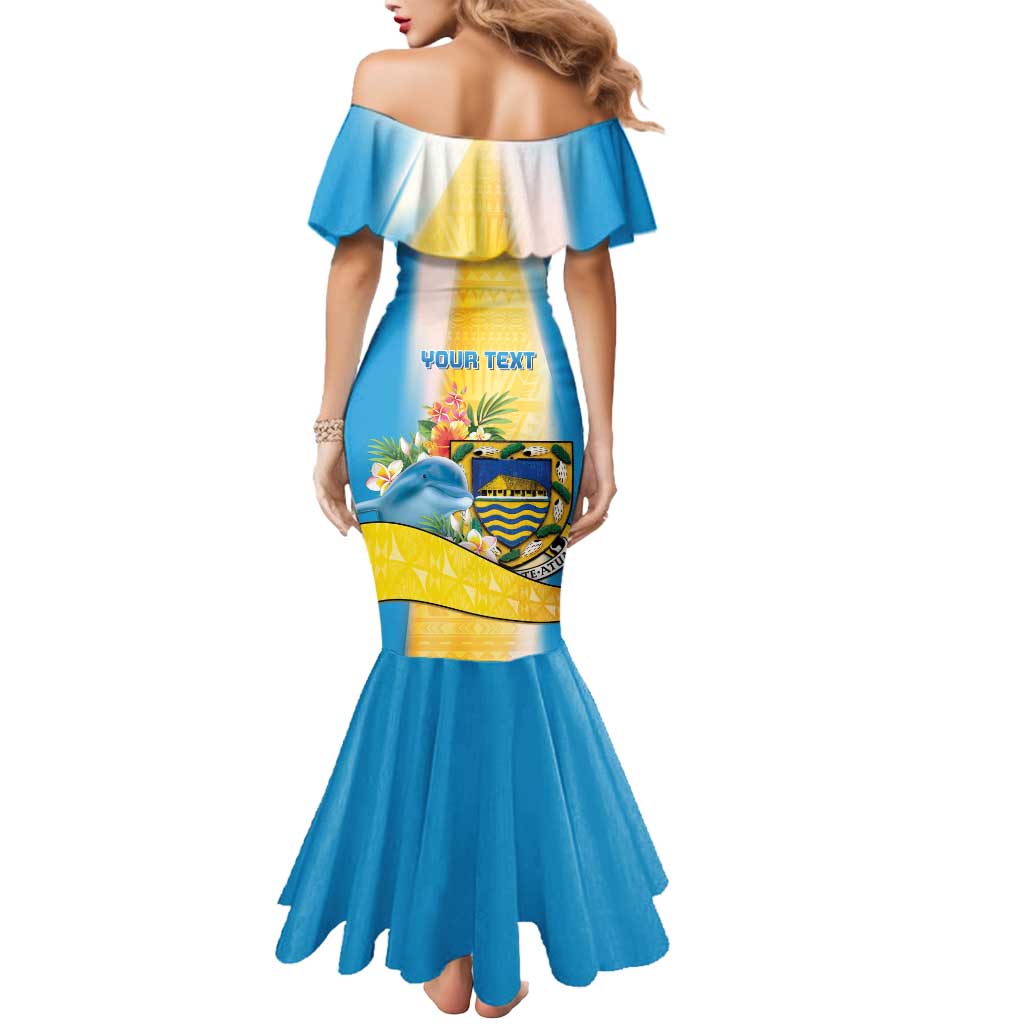 Personalised Tuvalu Independence Day Mermaid Dress Tuvalu Mo Te Atua - Polynesian Pride
