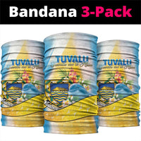 Tuvalu Independence Day Neck Gaiter Tuvalu Mo Te Atua - Polynesian Pride