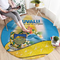 Tuvalu Independence Day Round Carpet Tuvalu Mo Te Atua - Polynesian Pride
