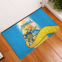 Tuvalu Independence Day Rubber Doormat Tuvalu Mo Te Atua - Polynesian Pride