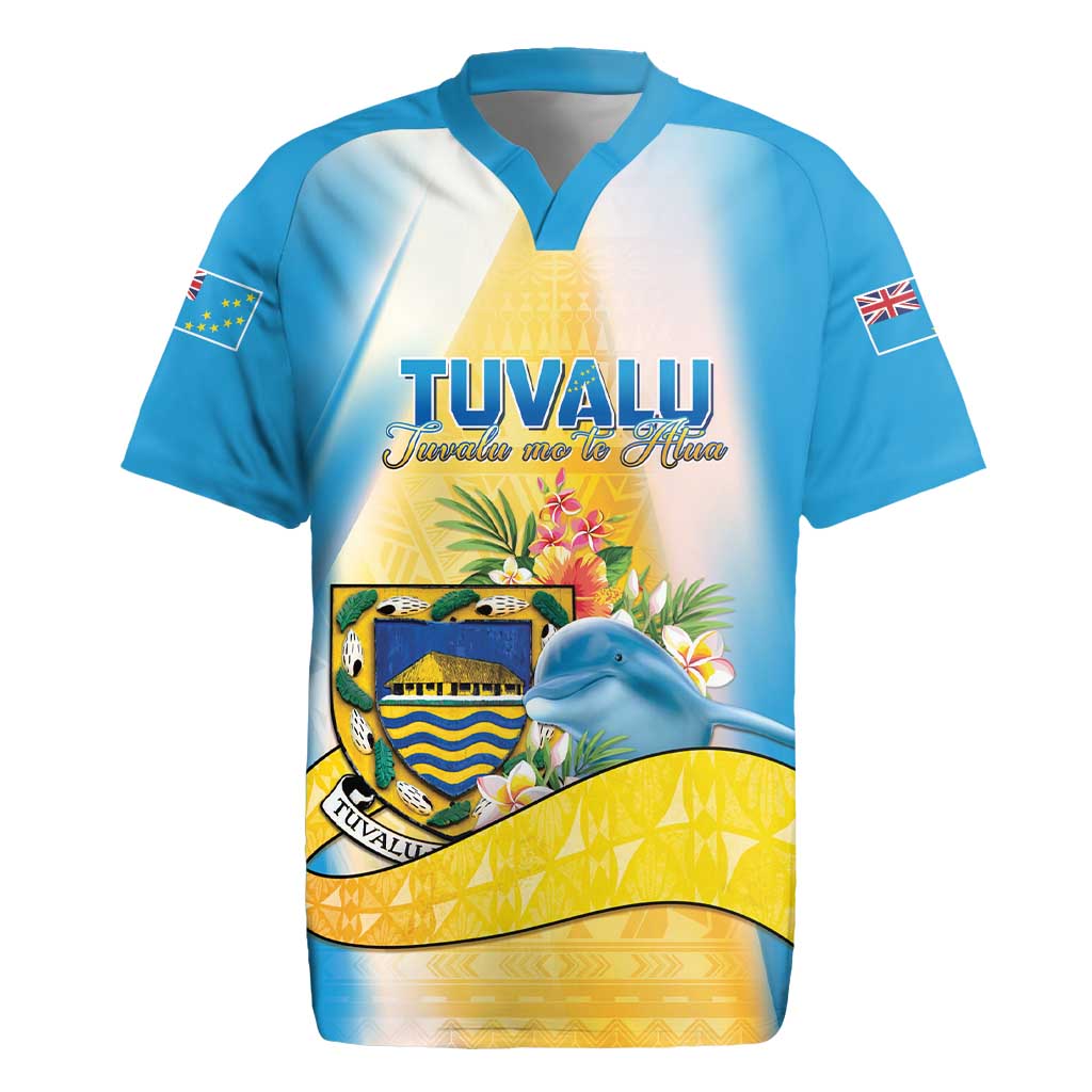 Personalised Tuvalu Independence Day Rugby Jersey Tuvalu Mo Te Atua - Polynesian Pride
