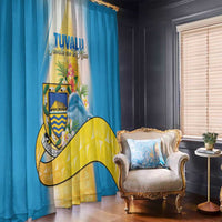 Tuvalu Independence Day Window Curtain Tuvalu Mo Te Atua - Polynesian Pride