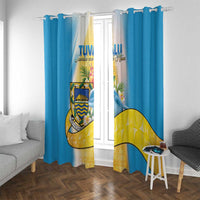 Tuvalu Independence Day Window Curtain Tuvalu Mo Te Atua - Polynesian Pride