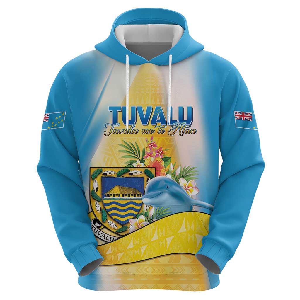 Personalised Tuvalu Independence Day Zip Hoodie Tuvalu Mo Te Atua - Polynesian Pride
