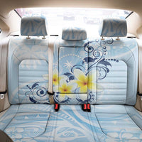 FSM Chuuk Constitution Day Back Car Seat Cover Polynesian Curves Plumeria - Polynesian Pride
