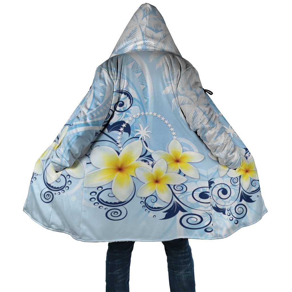FSM Chuuk Constitution Day Cloak Polynesian Curves Plumeria - Polynesian Pride