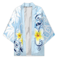 FSM Chuuk Constitution Day Kimono Polynesian Curves Plumeria - Polynesian Pride