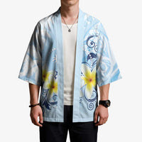 FSM Chuuk Constitution Day Kimono Polynesian Curves Plumeria - Polynesian Pride