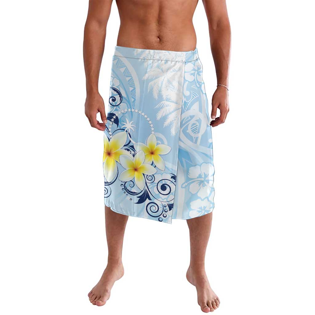 FSM Chuuk Constitution Day Lavalava Polynesian Curves Plumeria - Polynesian Pride