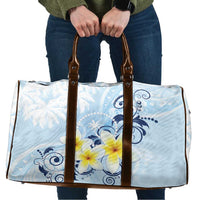 FSM Chuuk Constitution Day Travel Bag Polynesian Curves Plumeria - Polynesian Pride