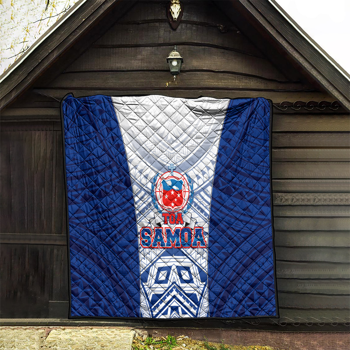 Samoa Rugby Quilt 2023 Pacific Championships Polynesian Pattern LT05 - Polynesian Pride
