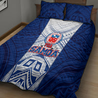 Samoa Rugby Quilt Bed Set 2023 Pacific Championships Polynesian Pattern LT05 - Polynesian Pride