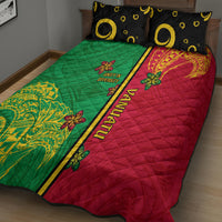 Vanuatu Happy Unity Day Quilt Bed Set Polynesian Plumeria LT05 - Polynesian Pride