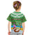 Personalised Cook Islands Christmas Kid T Shirt Coconut Santa Beach Style LT05 - Polynesian Pride