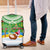 Cook Islands Christmas Luggage Cover Coconut Santa Beach Style LT05 Green - Polynesian Pride