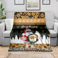 Custom Hawaii James Campbell High School Christmas Blanket Tropical Santa Claus LT05 - Polynesian Pride
