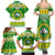Custom Hawaii Kaimuki High School Christmas Family Matching Summer Maxi Dress and Hawaiian Shirt Tropical Santa Claus LT05 - Polynesian Pride