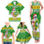 Custom Hawaii Kaimuki High School Christmas Family Matching Tank Maxi Dress and Hawaiian Shirt Tropical Santa Claus LT05 - Polynesian Pride