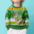 Custom Hawaii Kaimuki High School Christmas Kid Ugly Christmas Sweater Tropical Santa Claus LT05 - Polynesian Pride