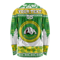 Custom Hawaii Kaimuki High School Christmas Long Sleeve Shirt Tropical Santa Claus LT05 - Polynesian Pride