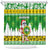 Custom Hawaii Kaimuki High School Christmas Shower Curtain Tropical Santa Claus LT05 Green - Polynesian Pride