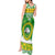 Custom Hawaii Kaimuki High School Christmas Tank Maxi Dress Tropical Santa Claus LT05 - Polynesian Pride