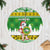 Hawaii Kaimuki High School Christmas Tree Skirt Tropical Santa Claus LT05 Casual Tree Skirts Green - Polynesian Pride