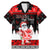 Custom Hawaii Kalani High School Christmas Family Matching Mermaid Dress and Hawaiian Shirt Tropical Santa Claus LT05 Dad's Shirt - Short Sleeve Red - Polynesian Pride