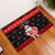Custom Hawaii Kalani High School Christmas Rubber Doormat Tropical Santa Claus LT05 Red - Polynesian Pride