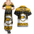 Custom Hawaii Nanakuli High and Intermediate School Christmas Couples Matching Summer Maxi Dress and Hawaiian Shirt Tropical Santa Claus LT05 - Polynesian Pride