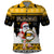 Custom Hawaii Nanakuli High and Intermediate School Christmas Polo Shirt Tropical Santa Claus LT05 Yellow - Polynesian Pride