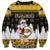 Custom Hawaii Nanakuli High and Intermediate School Christmas Sweatshirt Tropical Santa Claus LT05 Unisex Yellow - Polynesian Pride