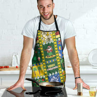 Solomon Islands Christmas Apron Festive Beach Vibes - Polynesian Pride
