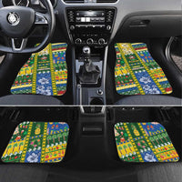 Solomon Islands Christmas Car Mats Festive Beach Vibes - Polynesian Pride