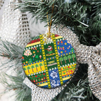 Solomon Islands Christmas Ceramic Ornament Festive Beach Vibes - Polynesian Pride