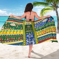 Solomon Islands Christmas Sarong Festive Beach Vibes - Polynesian Pride