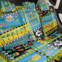 Tuvalu Christmas Back Car Seat Cover Festive Beach Vibes - Polynesian Pride