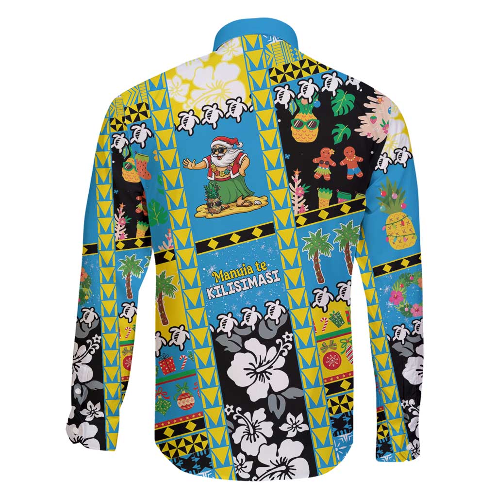 Tuvalu Christmas Family Matching Puletasi and Hawaiian Shirt Festive Beach Vibes - Polynesian Pride