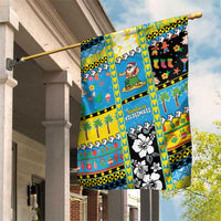 Tuvalu Christmas Garden Flag Festive Beach Vibes - Polynesian Pride