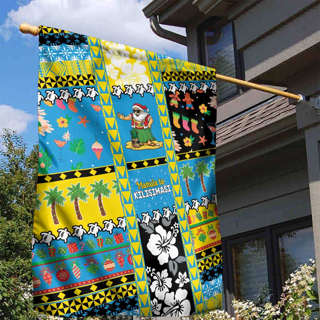 Tuvalu Christmas Garden Flag Festive Beach Vibes - Polynesian Pride