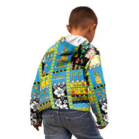 Tuvalu Christmas Kid Hoodie Festive Beach Vibes - Polynesian Pride