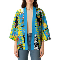 Tuvalu Christmas Kimono Festive Beach Vibes - Polynesian Pride