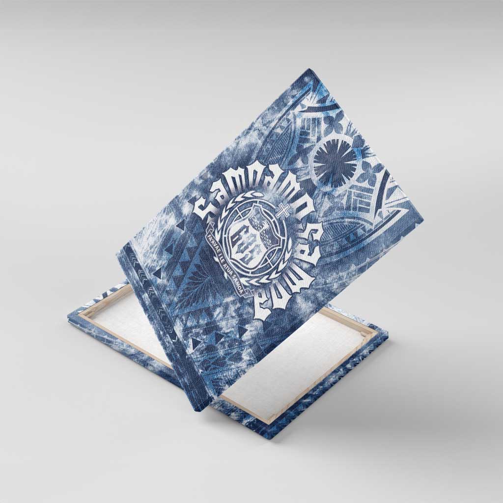 Samoa 685 Canvas Wall Art Polynesian Pattern Tie Dye Style