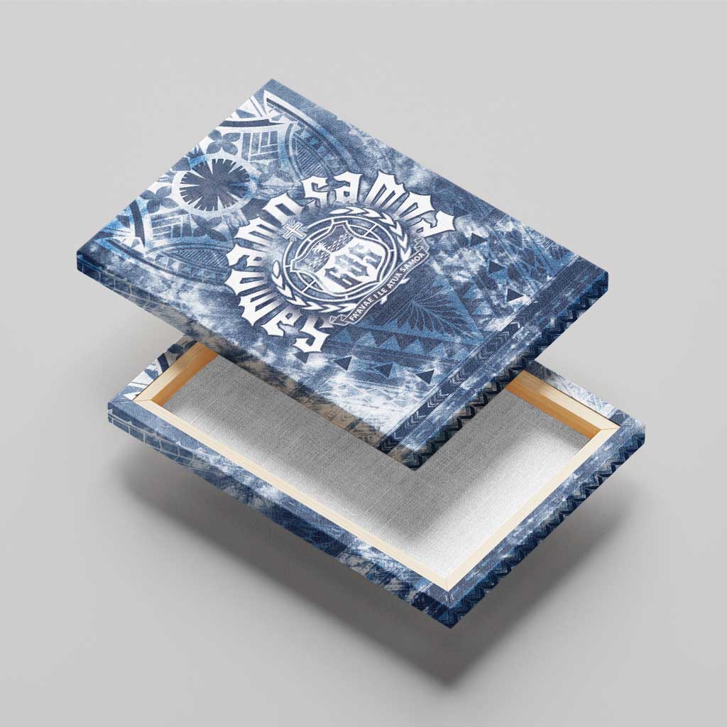 Samoa 685 Canvas Wall Art Polynesian Pattern Tie Dye Style