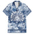 Samoa 685 Family Matching Tank Maxi Dress and Hawaiian Shirt Polynesian Pattern Tie Dye Style